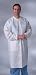 SMS Lab Coats with Knit Collar & Cuffs - White SMS Lab Coat - Large, 30 Unit / Case Medline's knit collar and knit cuff lab coats are made form fluid-resistant SMS material. The anti-static lab coats reach to just below the knee. The coats feature a four snap-front closure, three reinforced pockets and a back vent for extended wear. Also includes a convenient loop for hanging. Available in white or blue. Product photo may not exactly match the product offered for sale. Please refer to the product description.