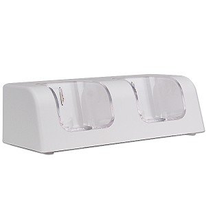 Dual Charging Dock for Wii Controllers Li-Ion Battery Packs