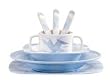 Blue Dishware 7 Piece Set