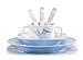 Blue Dishware 7 Piece Set