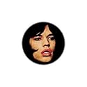 Rolling Stones mick jagger button