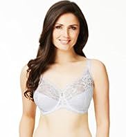 Jacquard Lace Underwired DD+ Bra