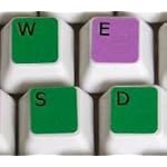 LERNING ENGLISH US COLORED PC KEYBOARD STICKERS NON TRANSPARENT BACKGROUND FOR COMPUTERS LAPTOPS KEYBOARDS