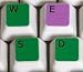 LERNING ENGLISH US COLORED PC KEYBOARD STICKERS NON TRANSPARENT BACKGROUND FOR COMPUTERS LAPTOPS KEYBOARDS