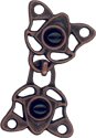 Antique Copper Finish Chelsea Cloak or Cape Clasp