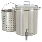 Bayou Classic 1084 Stockpot with Spigot, 44-Quart