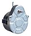 Geared Motor, Synchronous, Series 82330, Ovoid Gearbox, 3 RPM, 230 VAC, Clockwise, 13.2 mm Shaft