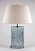 Lamp Works Oval Blue Green Sea Glass Table Lamp