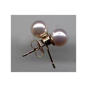 Click here to buy ~ Mindy Harris 14 KT White Cultured Pearl Earrings by Mindy Harris.