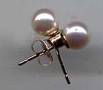 Click here to buy ~ Mindy Harris 14 KT White Cultured Pearl Earrings.