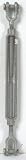 CHICAGO HARDWARE & FIXTURE 030762 TURNBUCKLE 1/2X9 JXJ