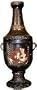 Blue Rooster - ALCH026-CH - Venetian Cast Aluminum Chiminea - Charcoal - Large