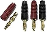 Monster crimp-on mini bananas 1 pair, 16-gauge