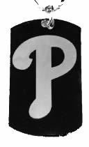 PHILADELPHIA PHILLIES-Necklace-Dogtag-FREE CHAIN & GIFT BOX