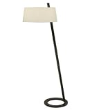 Sonneman Lina Black Brass Floor Lamp