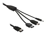 DELOCK Kabel eSATAp > eSATA/miniUSB/ DC-5V 1m