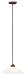 Livex Lighting 4212-70 Vintage Bronze Somerset 1 Light 100 Watt Adjustable Height Foyer Pendant with