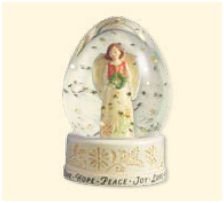 2007 Hallmark JOY TO THE WORLD SNOW GLOBE ~ Angels