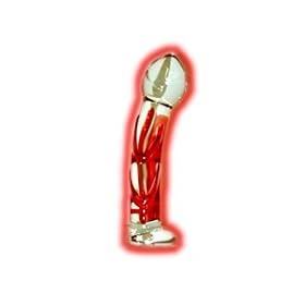 Jupiter Night Spiral Curved e-Glass Dildo