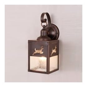 Yellowstone Outdoor Wall Lantern in Burnished Bronze