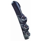 Auto Meter Pillar Gauge Pods Gauge Pod, Triple 2 1 16 in., Black, Dodge, Ram Pickup,... by Auto Meter
