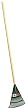 Ames True Temper Greensweeper Poly Shrub Rake With 42-Inch Wood Handle 1925500