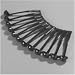 Carlisle 026103 Black 10-1/2-Inch Polycarbonate Imprinted Ladle Assortment
