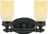 Naomi Collection Bronze 13 Wide Bathroom Light Fixture