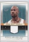 2003-04 Flair Final Edition Courtside Cuts Jerseys 125 #BD - Baron Davis/125