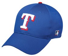 MLB ADULT Texas RANGERS Home Blue Hat Cap Adjustable Velcro TWILL