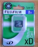 Fuji Film XD Picture Type M Card 2gb in retail packaging