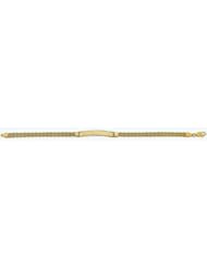 2mm x 2 14k Multiple Rope ID Bracelet 7"