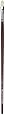 da Vinci Hog Bristle Series 7467 Oil Painting Brush, Filbert Short-Length with Maroon Lacquered Handle, Size 12