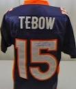Tim Tebow Autographed Hand Signed AUTHENTIC Denver Broncos OFFICIAL JERSEY