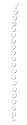 California Exotics Cleopatra Collection Nipple Jewelry, Pearl White