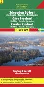 Carte routière : Suède - Sud Est