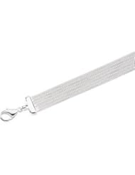 Sterling Silver 12 mm Foxtail Mesh Bracelet by US Gems