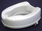 Drive Plastic Raised 4 Toilet Seat with Rear Locks