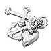 Faith, Hope & Charity Charm - Sterling Silver