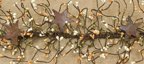 Garland Fall Mix with Rusty Stars 40" Long