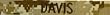 MCCUU Desert Digital Name Tape - Name on Tape: DAVIS