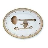 Royal Copenhagen Flora Danica - Fungi Collection Oval Platter 18 1/2 in. - Parasol/2601374