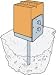 Simpson Strong Tie #ABU66Z-WEST 6x6 Uplift Post Base