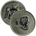 2009 Canadian Coins - Olympic Silver Maple Leaf