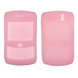 Transparent Pink Soft Silicone Gel Skin Cover Case for Blackberry Curve 8300 / 8310 / 8320 / 8330