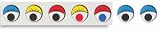 Wiggle Eye Stickers - Multi-Color, Wiggle Eye Stickers, Roll of 1000