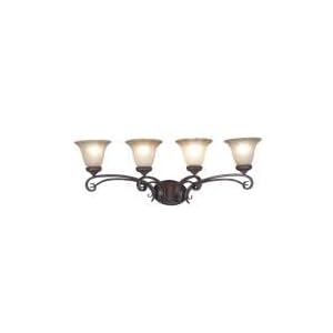 Buy Kenroy Home 91034AT Rochester 4-Light Vanity, Aruba Teak now!