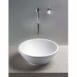 TOTO 17" Larissa Vessel Lav SG COTTON WHITE LT523G01