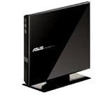 ASUS SDRW-08D1S-U External USB Slimline Portable DVD-RW DVD-ROM Combo Drive (For Laptops, Desktops and Netbooks)