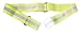 Reflective Extended Belt w/ Velcro (Yellow)